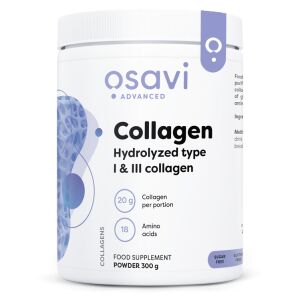 Péptidos de colágeno — hidrolizados de tipo 1 y 3 — 300 g — Nuvalia