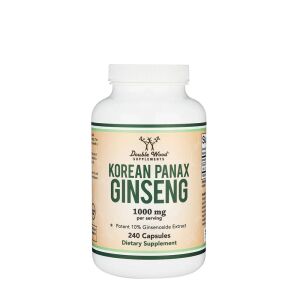 Suplementos Double Wood con ginseng coreano (Panax) (240 cápsulas) - Nuvalia