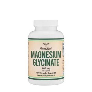 Double Wood: Suplementos de glicinato de magnesio (180 cápsulas) - Nuvalia