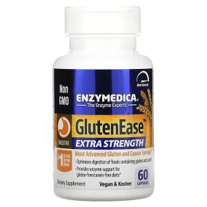 GlutenEase Extra Strength - 60 cápsulas - Nuvalia