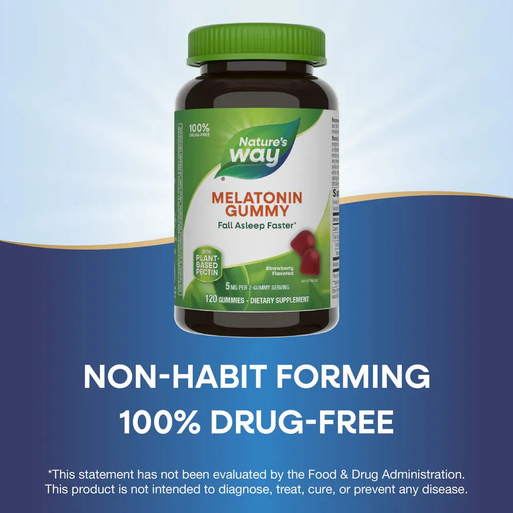 Natures Way Melatonin Gummies (120 gummies, Strawberry) - Imagen 7