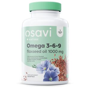 Aceite de semillas de lino con omega 3, 6 y 9