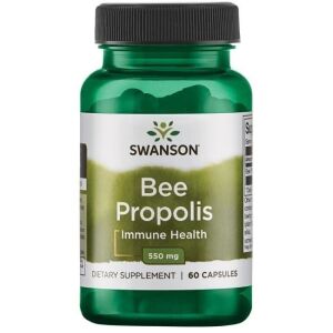 SWANSON Propóleo de abeja 550 mg, 60 cápsulas - Nuvalia