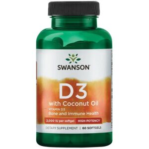 Vitamina D-3 con aceite de coco