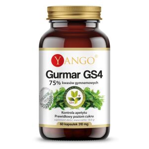 YANGO Gurmar GS4 - 75% ácido gimnémico (60 cápsulas) - Nuvalia