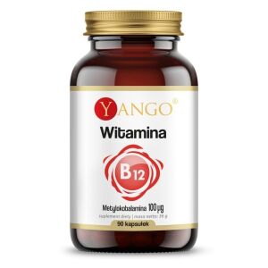 YANGO Vitamina B12 - Metilcobalamina (90 cápsulas) - Nuvalia
