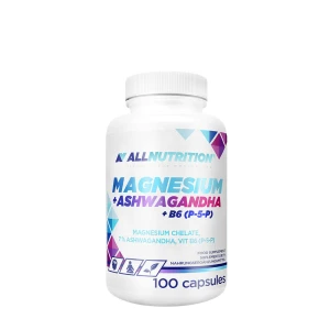 ALLNUTRITION Magnesio + Ashwagandha + Vitamina B6 (P-5-P) (100 cápsulas) - Viking Supplements