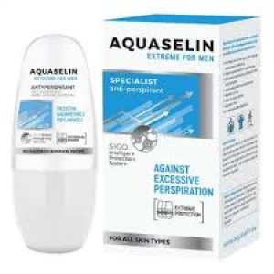 AQUASELIN Extreme Men Specialist, desodorante en roll-on (50 ml / 1,76 fl.oz.) - Viking Supplements