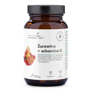 AURA HERBALS Arándano rojo + Vitamina C (60 cápsulas) - Viking Supplements