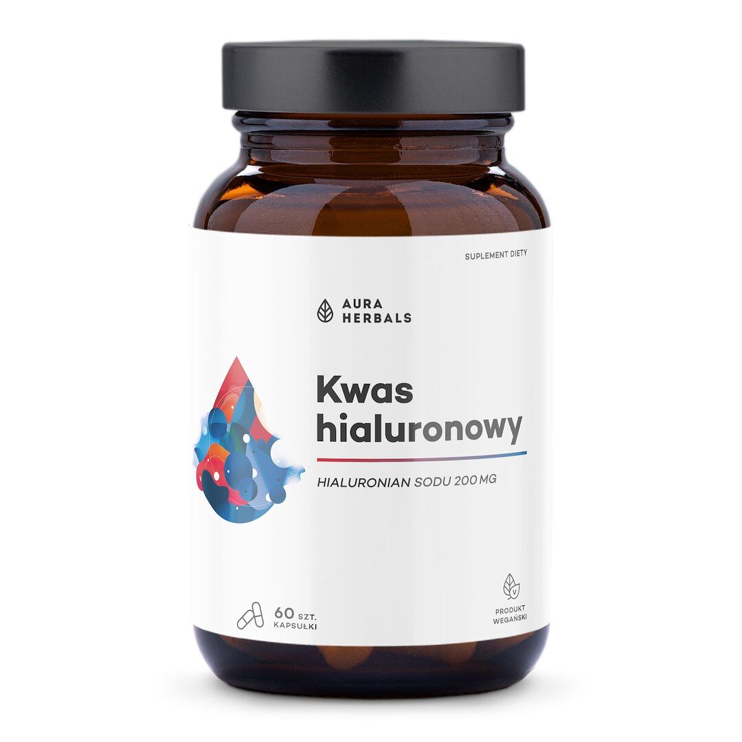 AURA HERBALS Ácido hialurónico 200 mg (60 cápsulas) - Viking Supplements