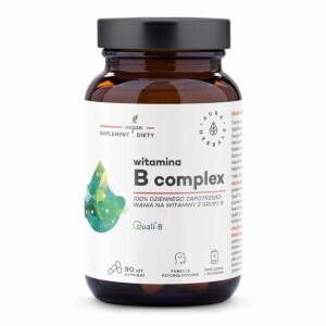 AURA HERBALS Complejo vitamínico B (90 cápsulas) - Viking Supplements