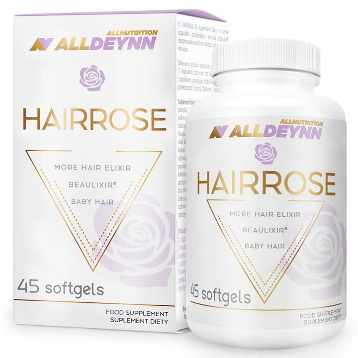AllDeynn Hairrose - 45 cápsulas blandas - Viking Supplements