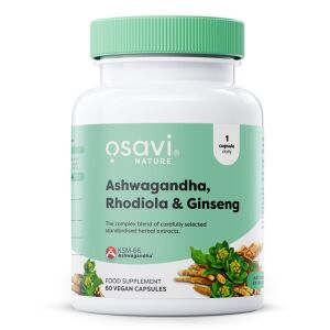 Ashwagandha + Rodiola y ginseng - 60 cápsulas veganas - Viking Supplements