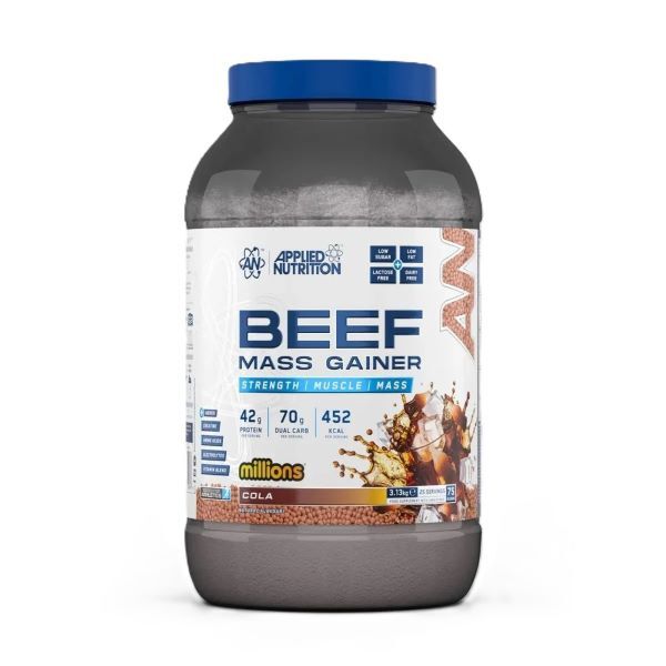 Suplemento para ganar masa muscular a base de carne de vacuno
