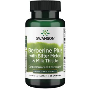 Berberina Plus con melón amargo y cardo mariano - 60 cápsulas - Viking Supplements