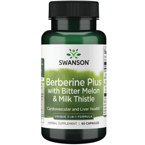 Berberina Plus con melón amargo y cardo mariano - 60 cápsulas - Viking Supplements