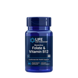 Folato bioactivo y vitamina B12 - 90 cápsulas vegetales - Viking Supplements