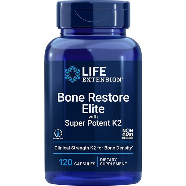 Life Extension - Bone Restore Elite with Super Potenet K2 - 120 caps