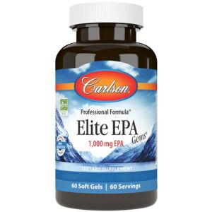 Carlson Labs Elite EPA Gems 1000 mg, 60 cápsulas blandas - Viking Supplements