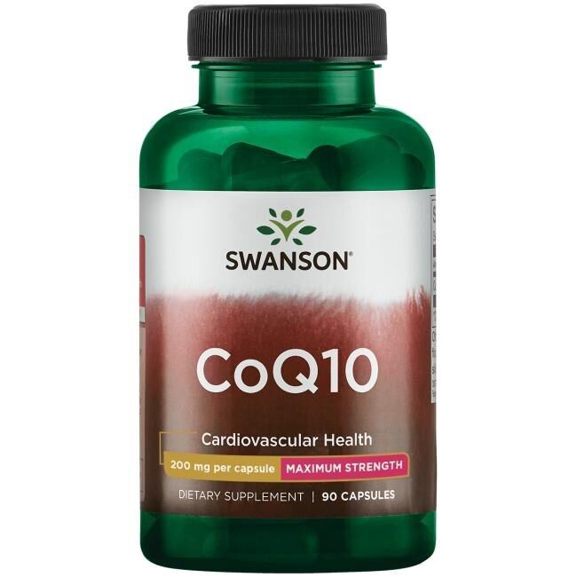 Swanson - CoQ10 200 mg, 90 kapsler