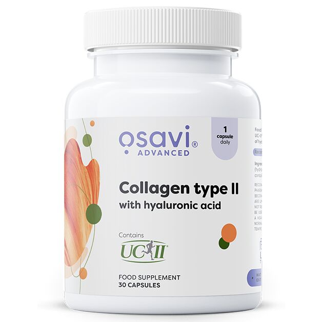 Colágeno tipo II con ácido hialurónico - 30 cápsulas - Viking Supplements
