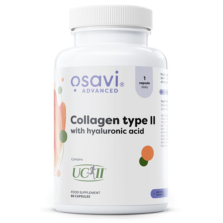 Colágeno tipo II con ácido hialurónico - 60 cápsulas - Viking Supplements