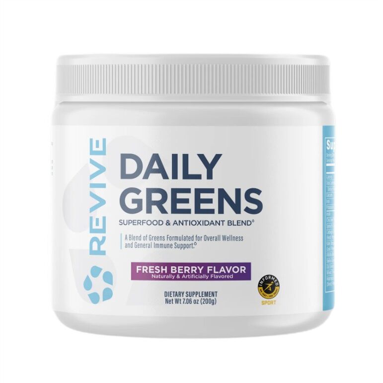 Revive - Daglige Grønne Superfood- og antioksidantblanding, Friske bær + 200 g
