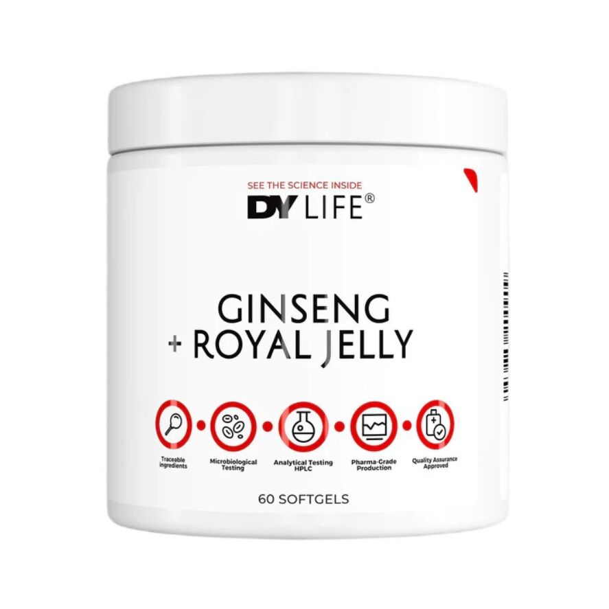 Dorian Yates - DY LIFE Ginseng + Jalea Real - 60 cápsulas blandas - Viking Supplements