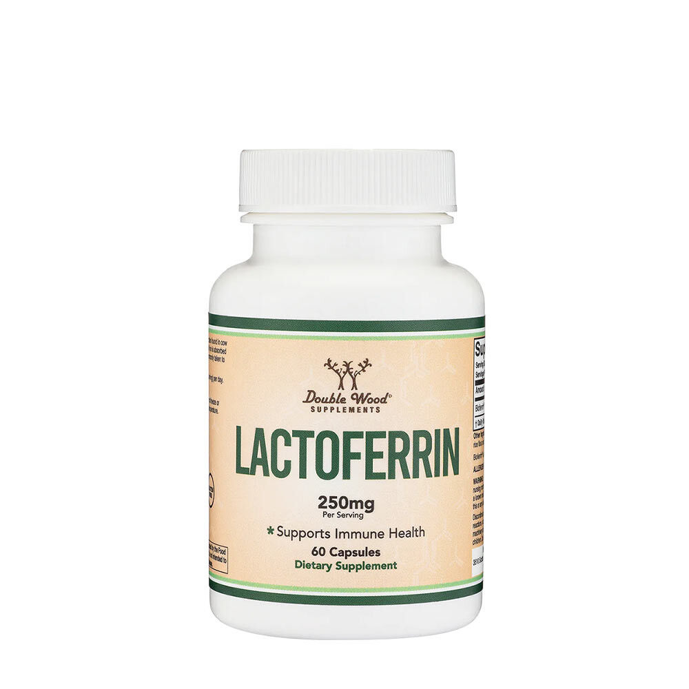 Suplementos Double Wood con lactoferrina (60 cápsulas) - Viking Supplements