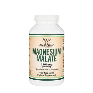 Double Wood: Suplementos de malato de magnesio (420 cápsulas) - Viking Supplements