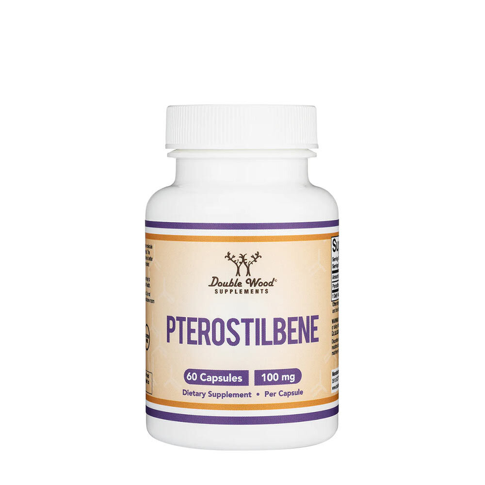 Suplementos Double Wood con pterostilbeno (60 cápsulas) - Viking Supplements
