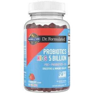 Gominolas probióticas para niños «Dr. Formulated» con 5 mil millones de bacterias probióticas
