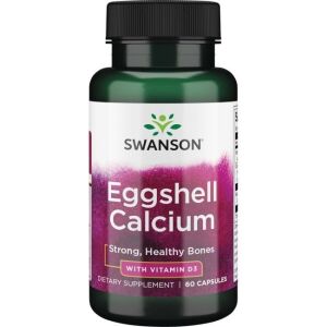 Calcio de cáscara de huevo con vitamina D-3 - 60 cápsulas - Viking Supplements