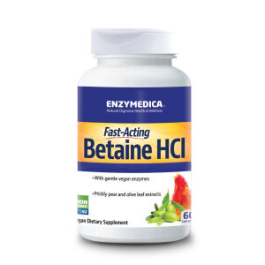 Enzymedica Betaína HCl 600 mg, 60 cápsulas - Viking Supplements