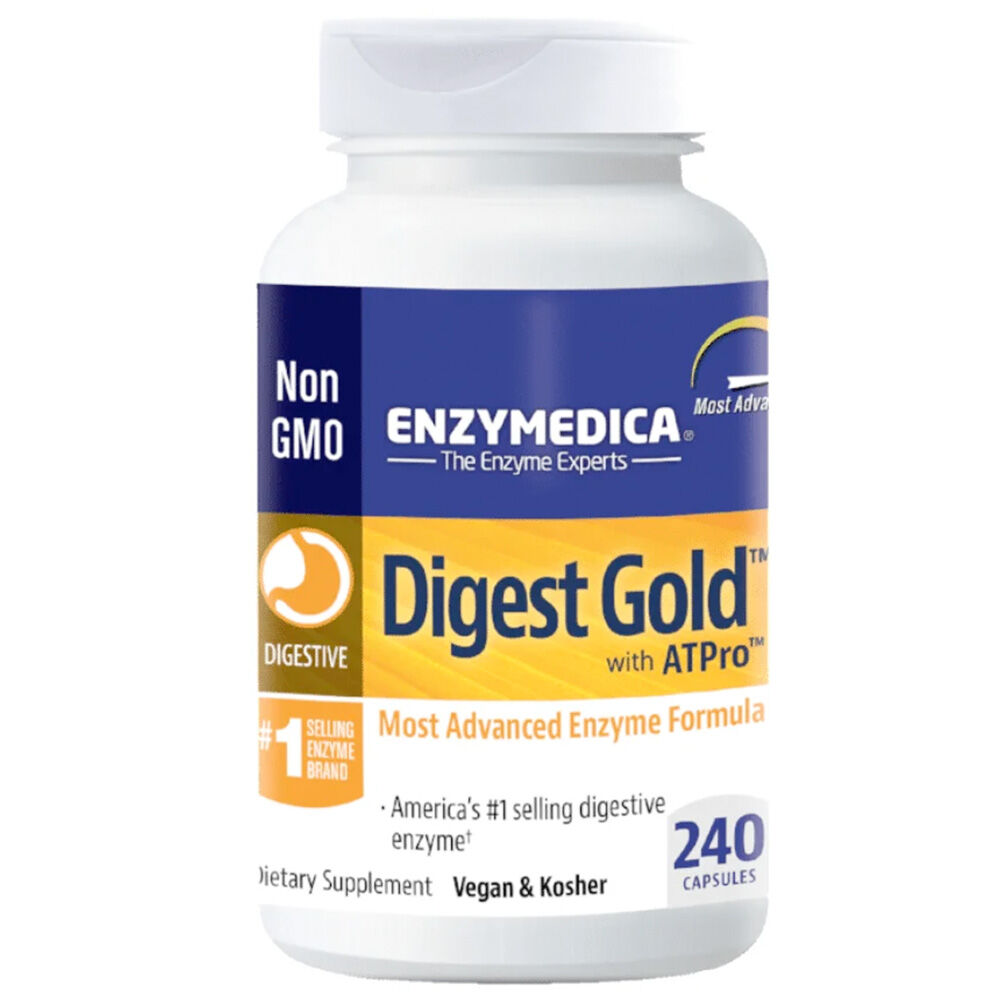 Enzymedica Digest Gold, 240 cápsulas - Viking Supplements