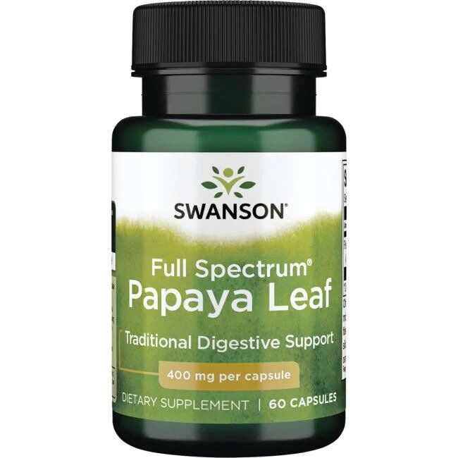 Hoja de papaya de espectro completo