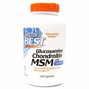 Glucosamina, condroitina y MSM con OptiMSM - 240 cápsulas - Viking Supplements