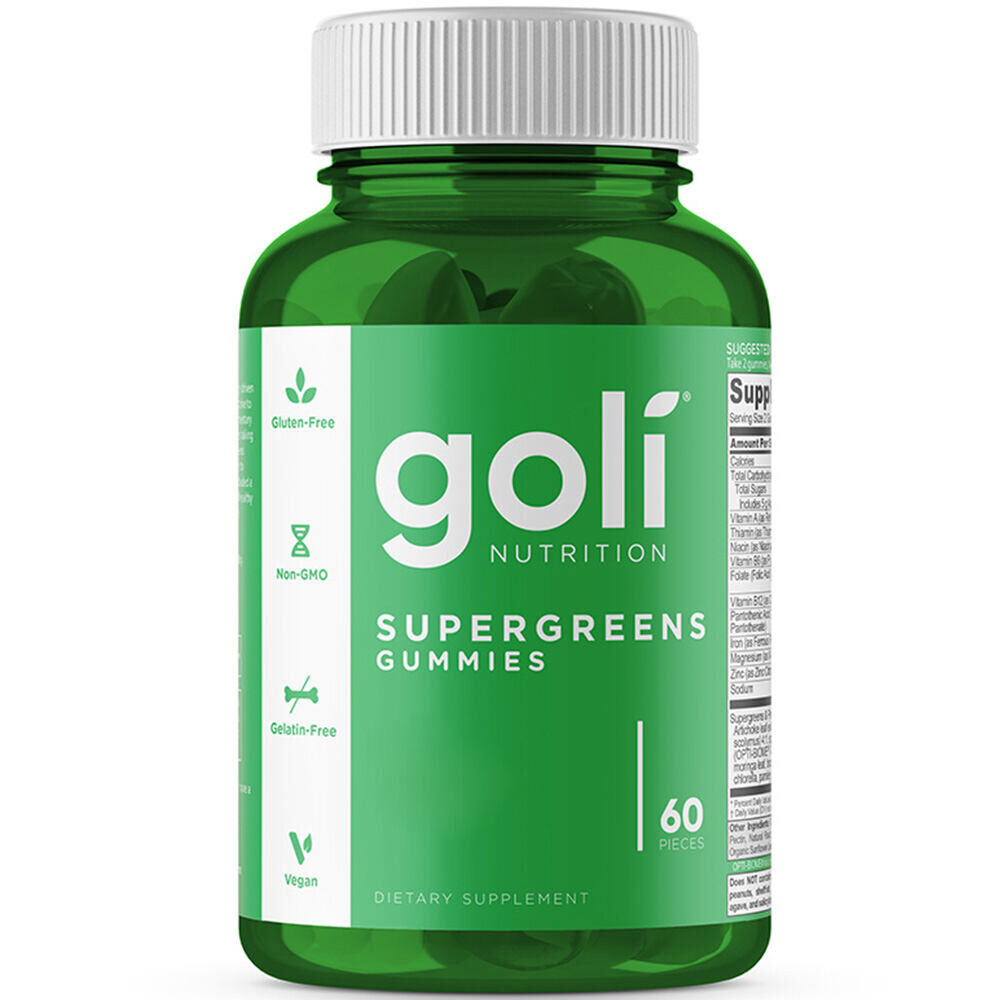 Goli Nutrition SuperGreens, 60 gominolas - Viking Supplements