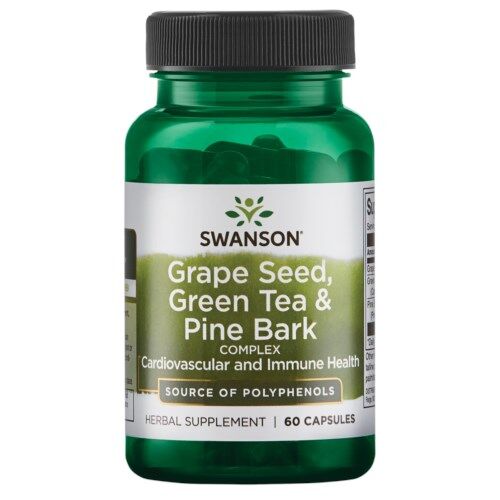 Grape Seed, Green Tea & Pine Bark Complex 60 caps billede