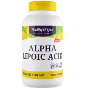 HEALTHY ORIGINS Alpha Lipoic Acid  600 mg (150 caps) - Nuvalia