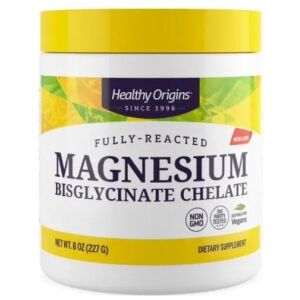 HEALTHY ORIGINS Magnesium Bisglycinate Chelate (227 g) - Nuvalia