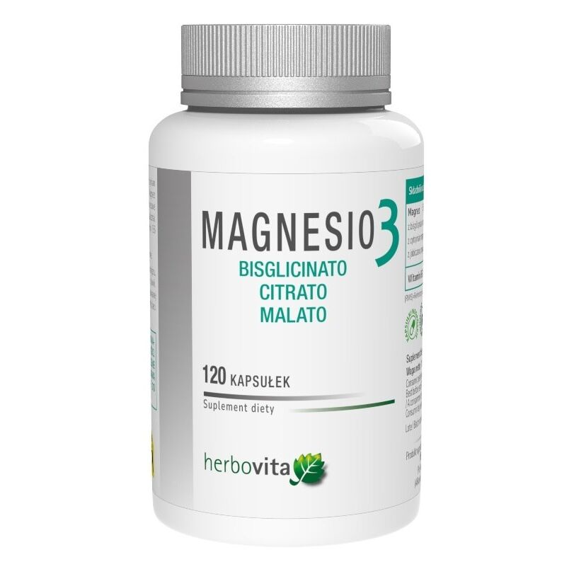 HERBOVITA Magnesio3 (120 kaps.) - Viking Supplements