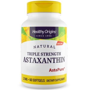Healthy Origins Astaxantina Depot 12 mg, 60 cápsulas blandas - Viking Supplements