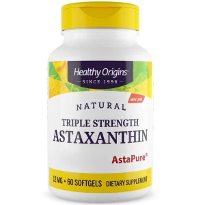 Healthy Origins Astaxantina Depot 12 mg, 60 cápsulas blandas - Viking Supplements
