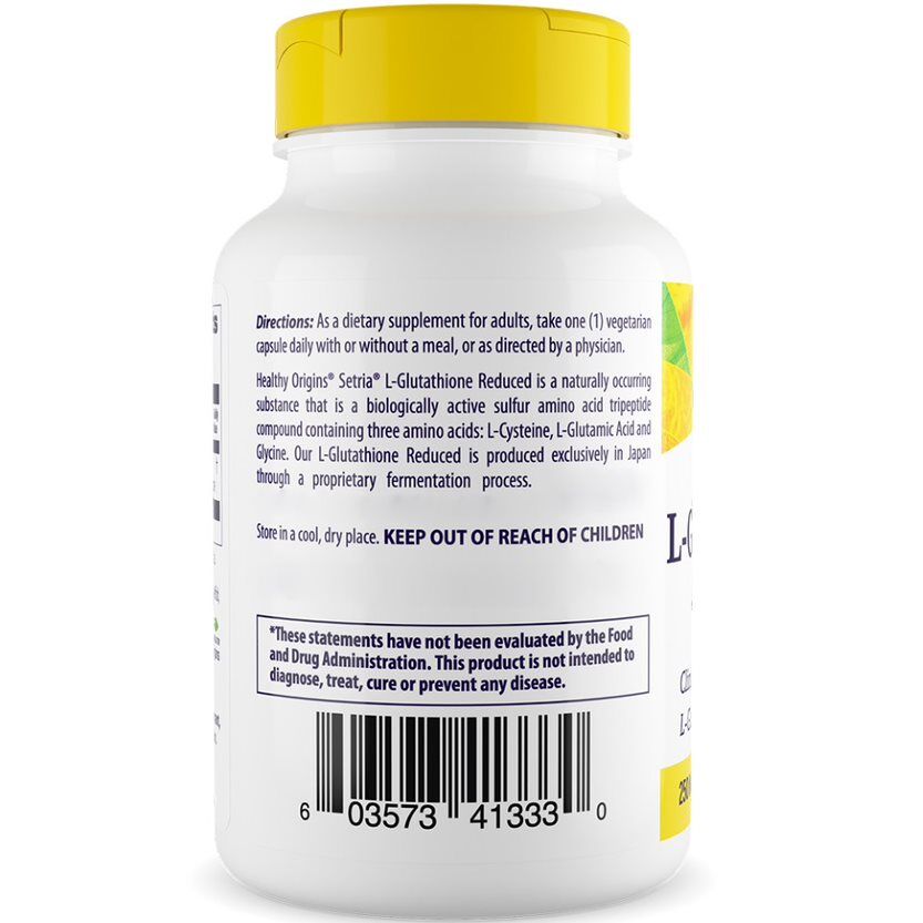 Healthy Origins L-Glutathione 250mg 60 capsules - Imagen 4