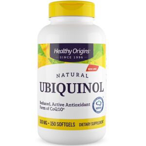 Healthy Origins Natural Ubiquinol 100 mg 150 soft capsules - Nuvalia