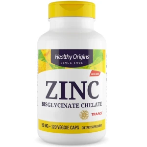 Healthy Origins Zinc Depot 50 mg, 120 cápsulas vegetales - Viking Supplements