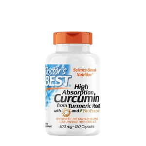 Curcumina de alta absorción procedente de la raíz de cúrcuma, con complejo C3 y BioPerine