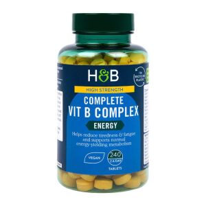 Complejo completo de vitaminas del grupo B de alta potencia - 240 comprimidos - Viking Supplements