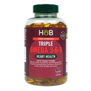 Omega 3-6-9 de alta potencia - 120 cápsulas - Viking Supplements